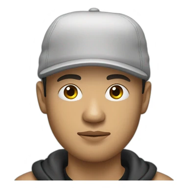 otiss curly headed kazakh rapper sticker