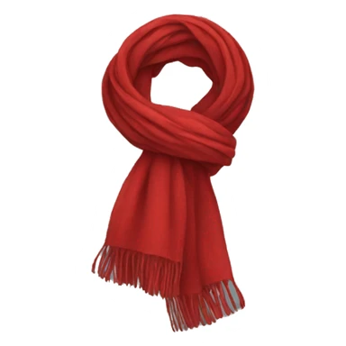 red scarf sticker