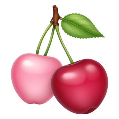 light pink Cherries sticker
