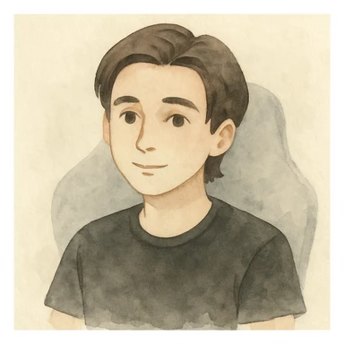 Transform the first image into a watercolor painting style, similar to the second image. sticker