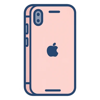 pink iPhone cell phone, modern, minimal sticker