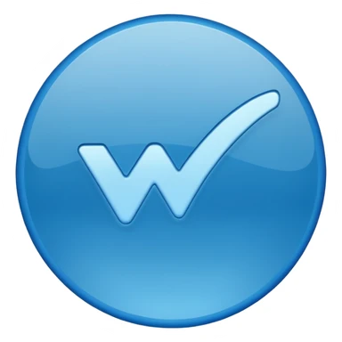 Verified check mark In blue circle sticker
