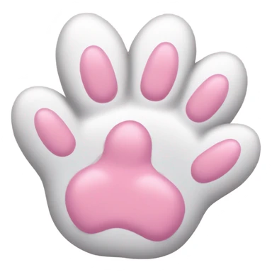 Cat with toes sticker