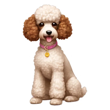 pudding poodle sticker