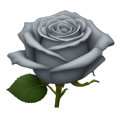 grey rose sticker