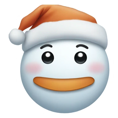 cute Snowman face sticker