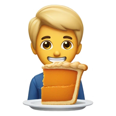 flapjacks eating pumpkin pie sticker