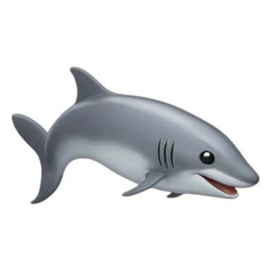 chat sur dauphin sticker