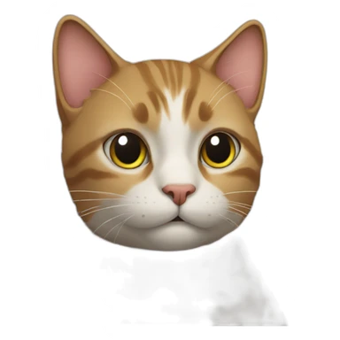 cat on moutain sticker