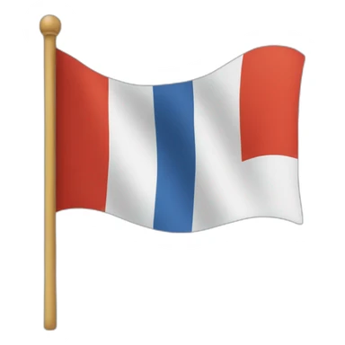 all word flag sticker