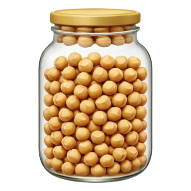 jar of chickpeas sticker