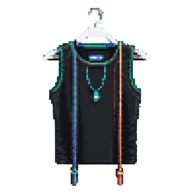 string sleeveless shirt sticker