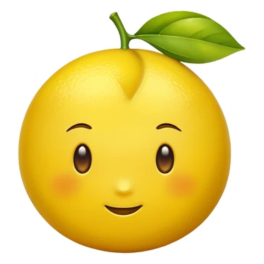 glazed lemon sticker