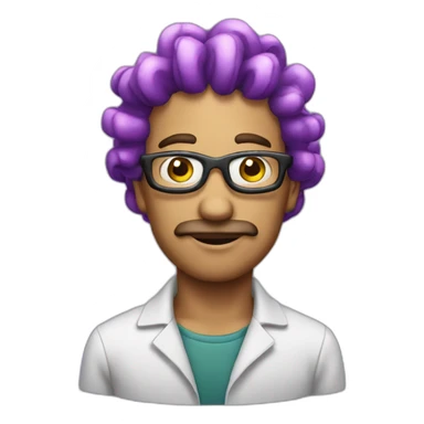 Computer Engineer purple octopus sticker