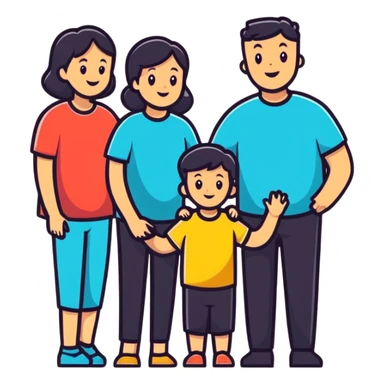 Family  sticker