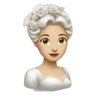 Mariage voilée sticker