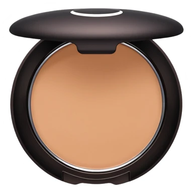 Light bronzer in a compact sticker