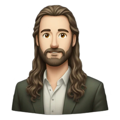 irish vc investor long hair beard sticker