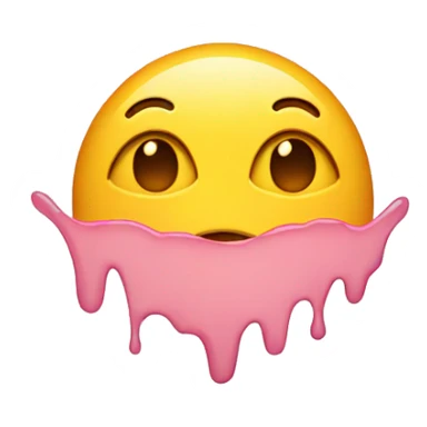 crying with hearts around face standard yellow emoji sticker