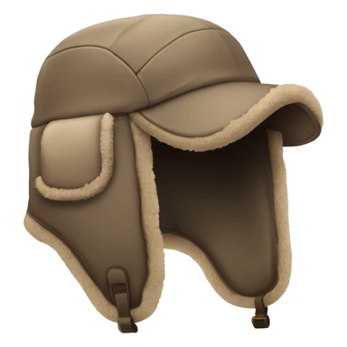 Trapper hat with ear flaps sticker