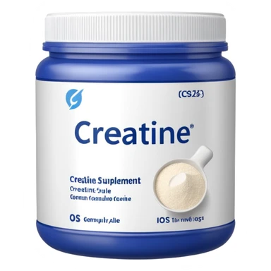 creatine supplement sticker
