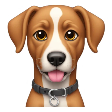 Perro rosado sticker