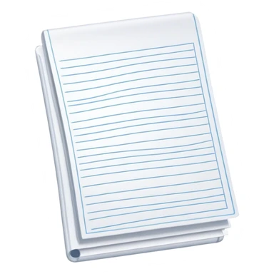 white Document with lines sticker