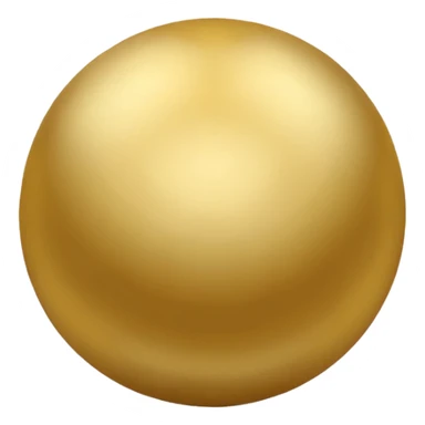 soft golden round, pale gold, velvety texture sticker
