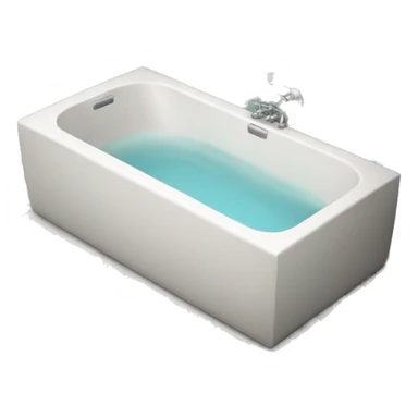 bath tub rectangular  sticker