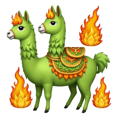 Encendedor verde con fuego sticker