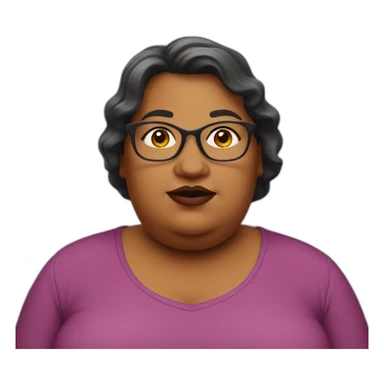 obese austinite woman sticker