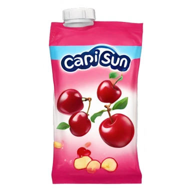 Capri Sun Cherry Flavour sticker