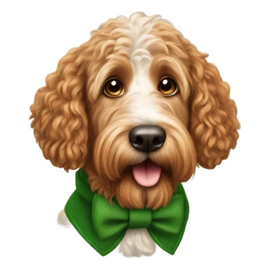 Irish doodle dog sticker