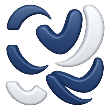 Make me the main colors of Bolton wanderes (white and navy blue) but do it like this ⚪️🔵 sticker