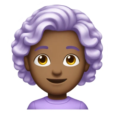 pastel purple shampoo sticker