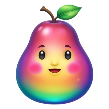 forgotten fruit, mysterious, whimsical sticker