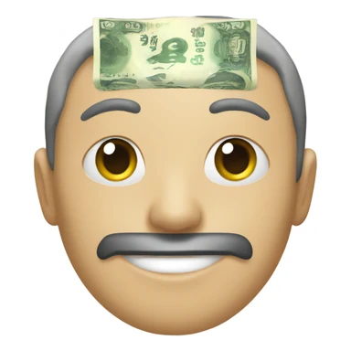 Bonus Korean money sticker