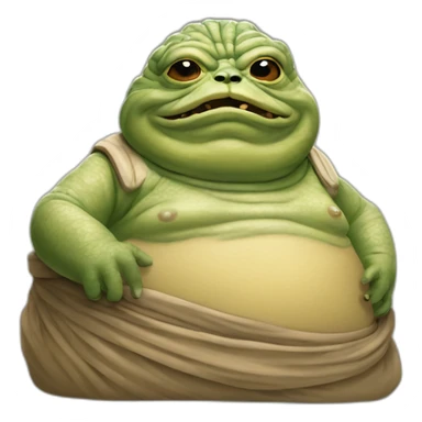 Jabba the hutt sticker