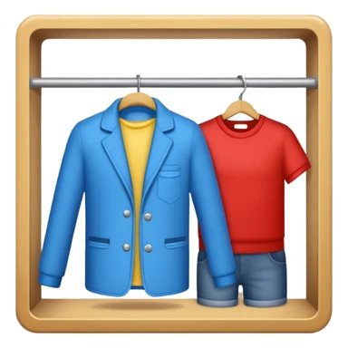 try on clothes changing room sticker