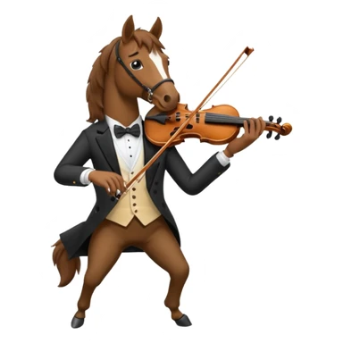 horse Musician sticker