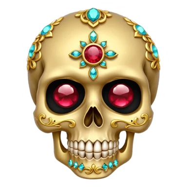 Skull emoji looking rich no for editing  sticker
