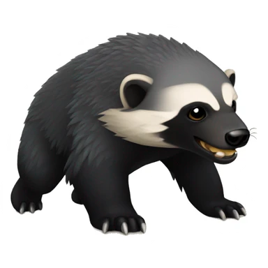 badass Honey Badger sticker