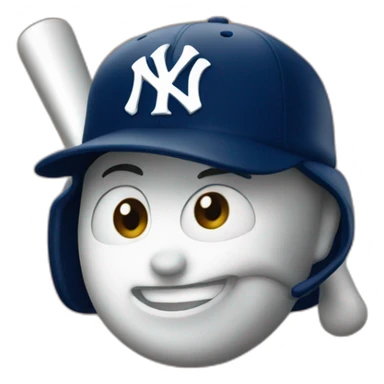 NYY logo sticker