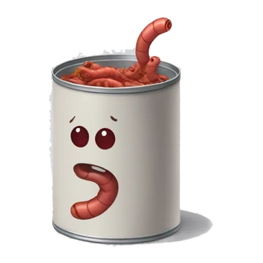 a can of worms sticker