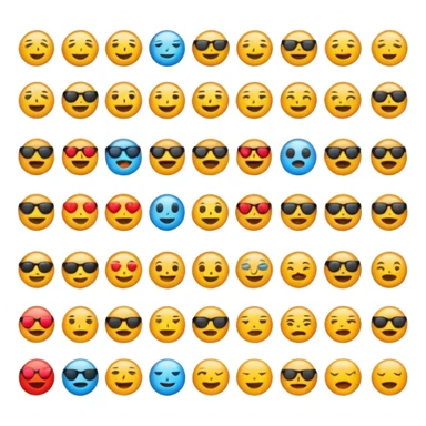 Emotional emoji sticker