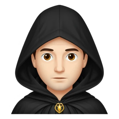 Man in cloak sticker