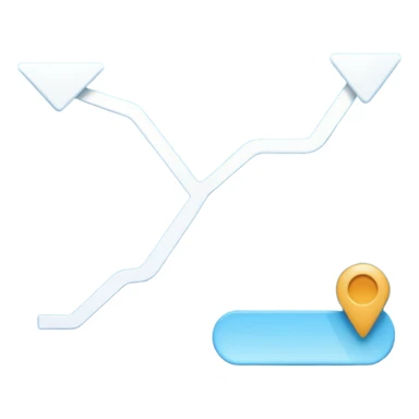 roadmap in professional design for business presentation, clean edges, modern corporate aesthetic sticker