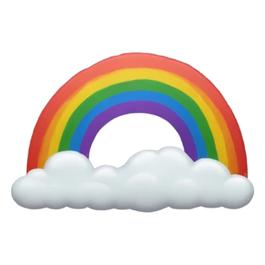 Rainbow dying sticker