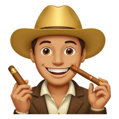 gold tooth with cigarnews sticker