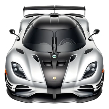 Koenigsegg One:1 hypercar sticker